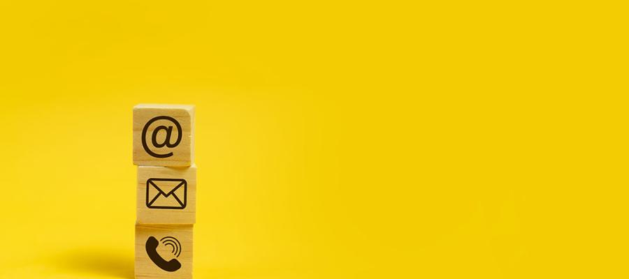 Building blocks with contact symbols